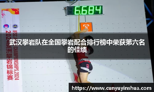 武汉攀岩队在全国攀岩配合排行榜中荣获第六名的佳绩
